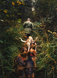 Alain with dogs, 2005